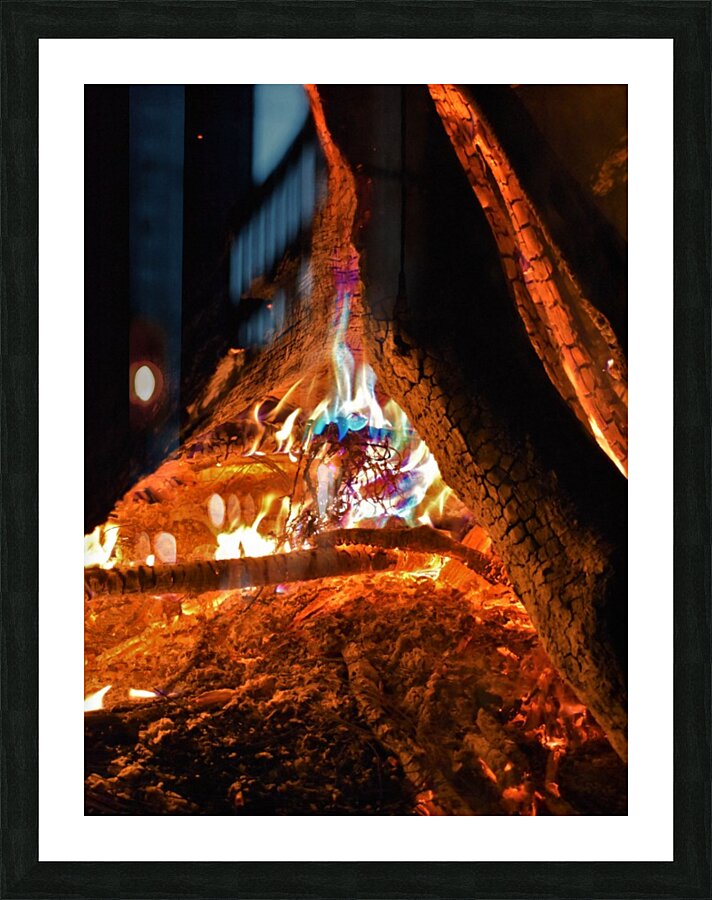 fire Picture Frame print