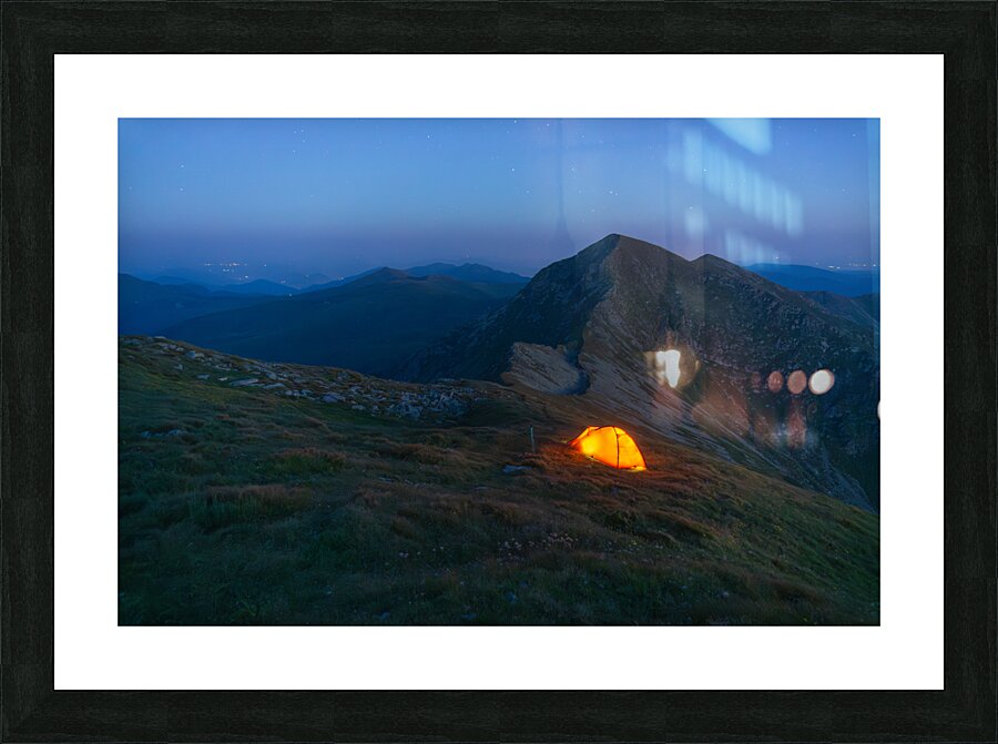 Mountain 4 W Picture Frame print