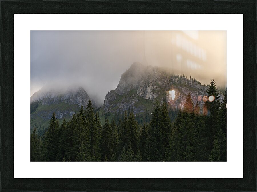 Mountain 8 Picture Frame print