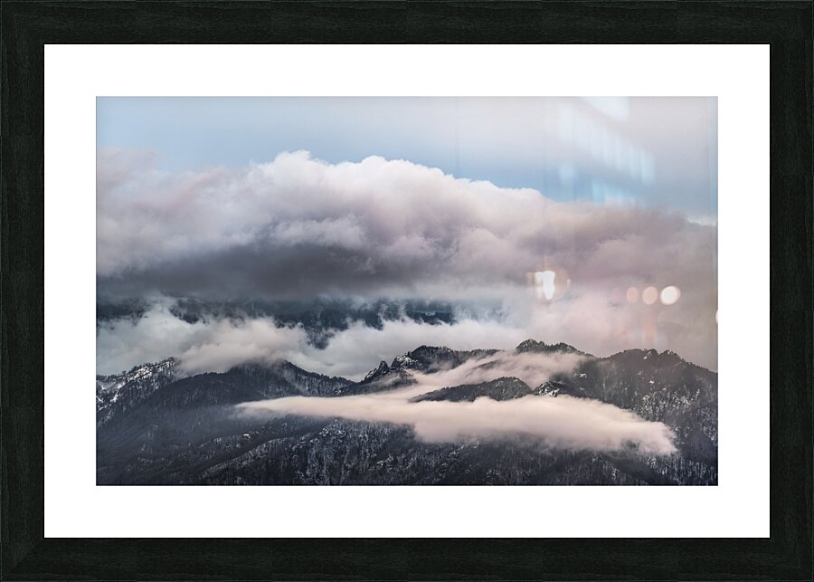 Mountain 21 W Picture Frame print