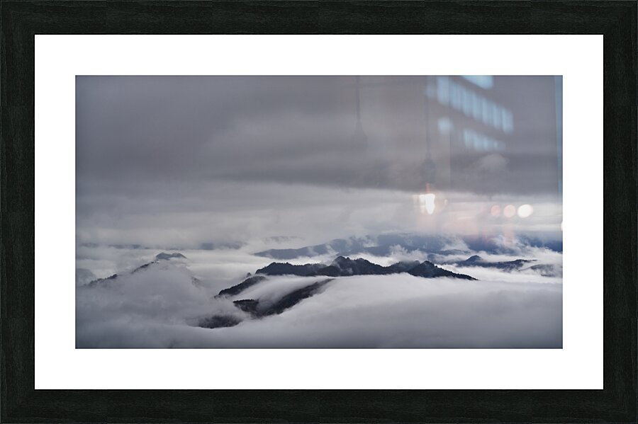 Mountain 36 W Picture Frame print