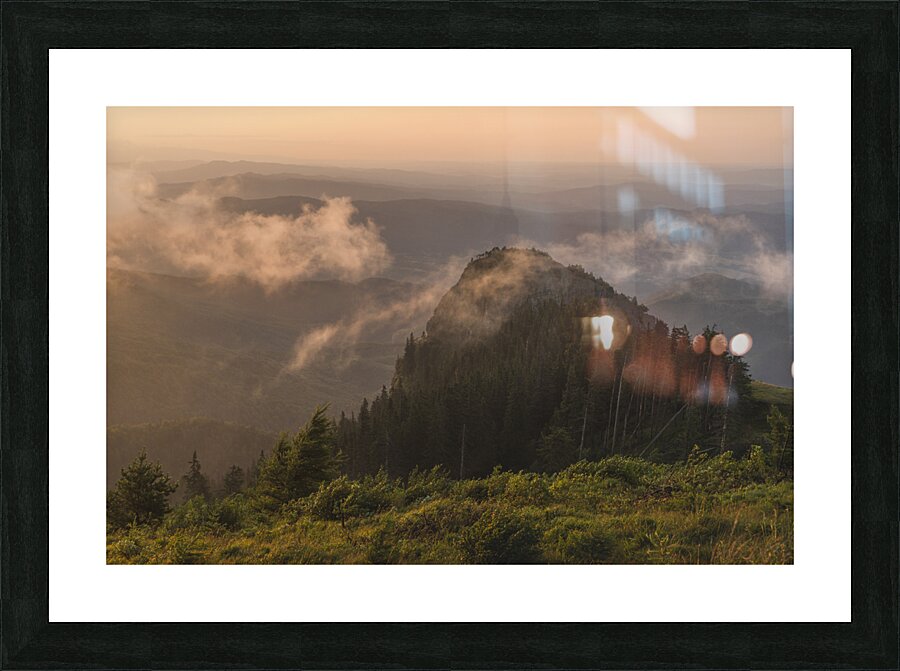 Mountain 23 W Picture Frame print