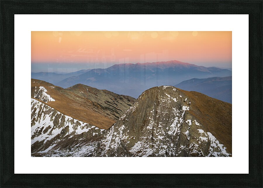 Mountain 37 W Picture Frame print