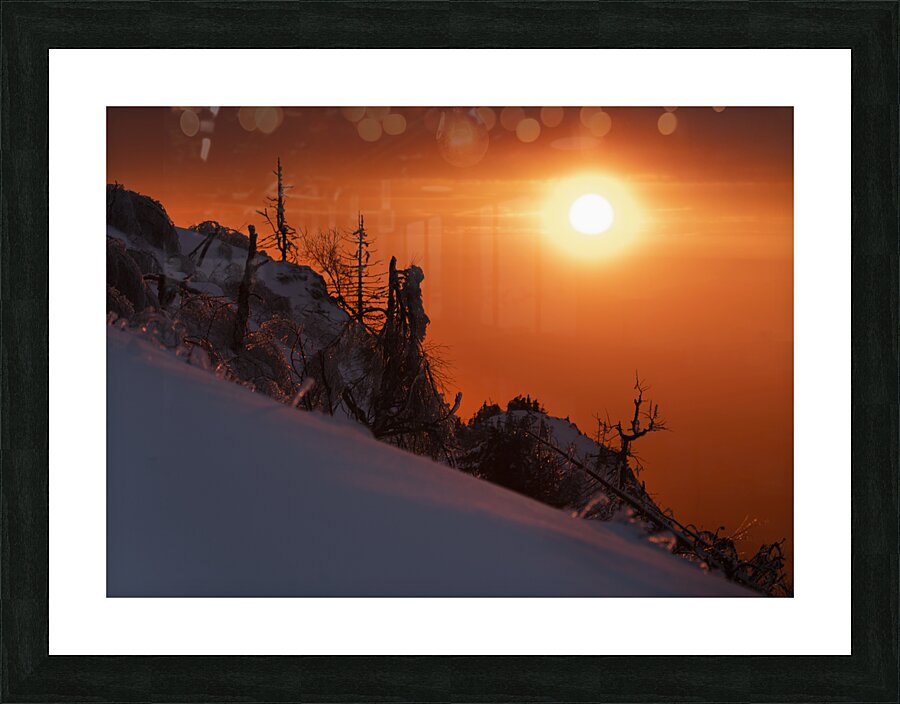 mountain 17 W Picture Frame print