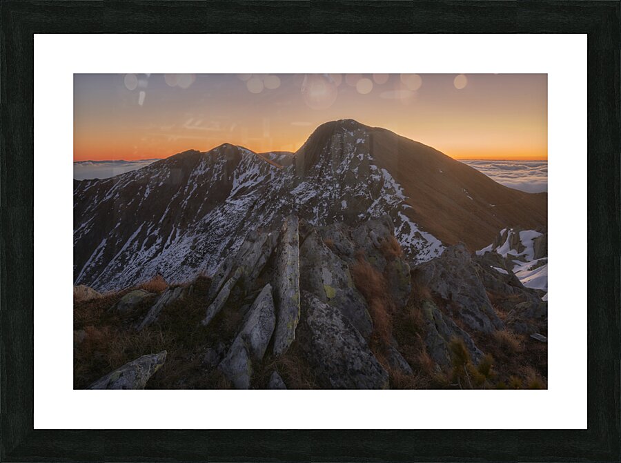 Mountain 39 W Picture Frame print