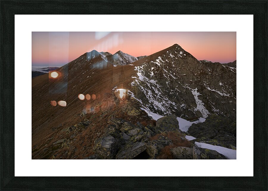Mountain 42 W Picture Frame print