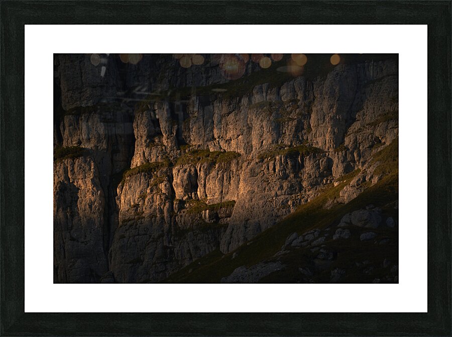 Mountain 28 W Picture Frame print