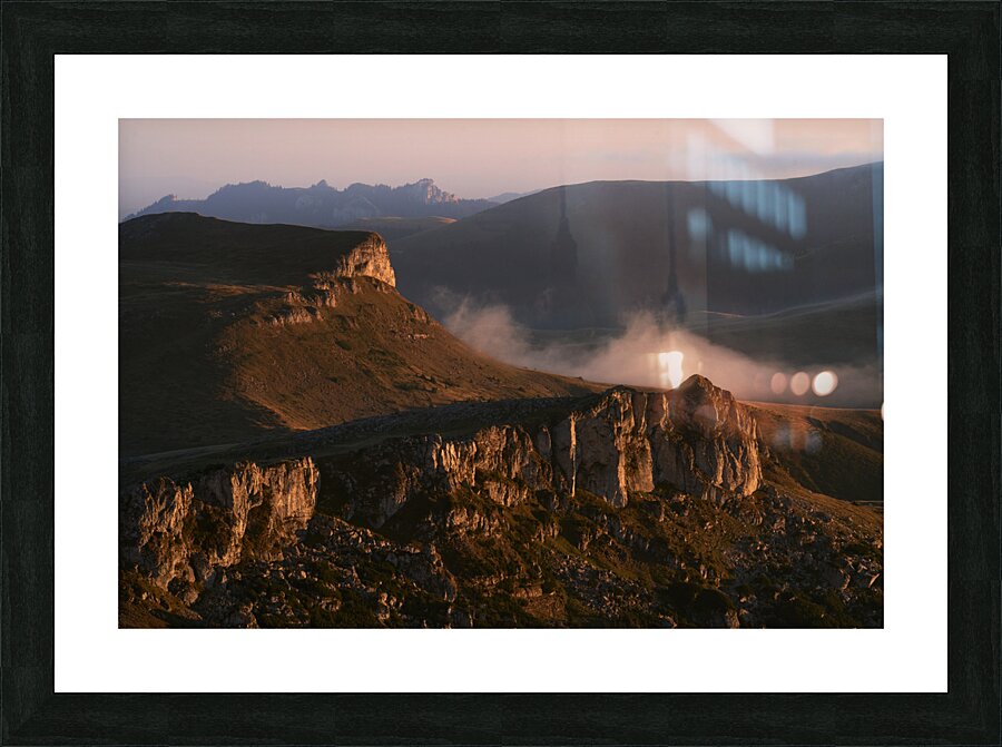 Mountain 30 W Picture Frame print