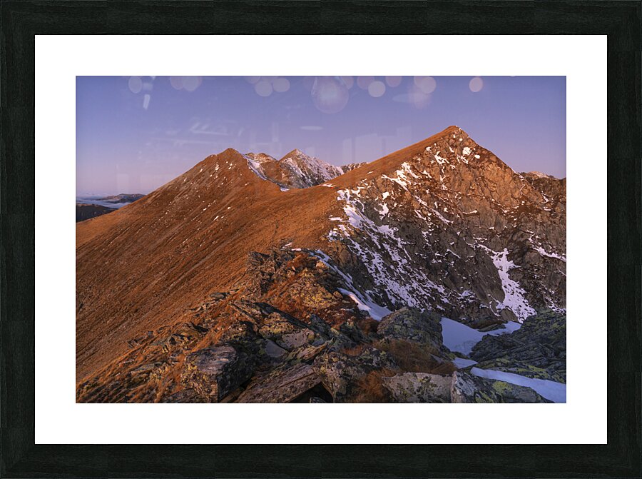 Mountain 38 W Picture Frame print