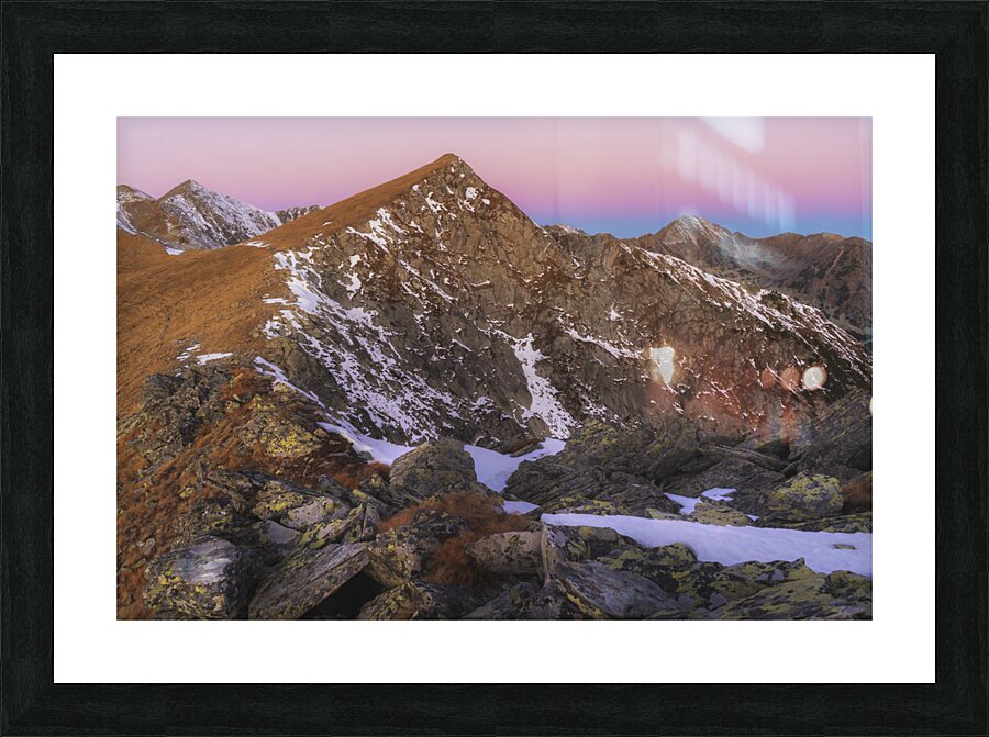 Mountain 41 W Picture Frame print