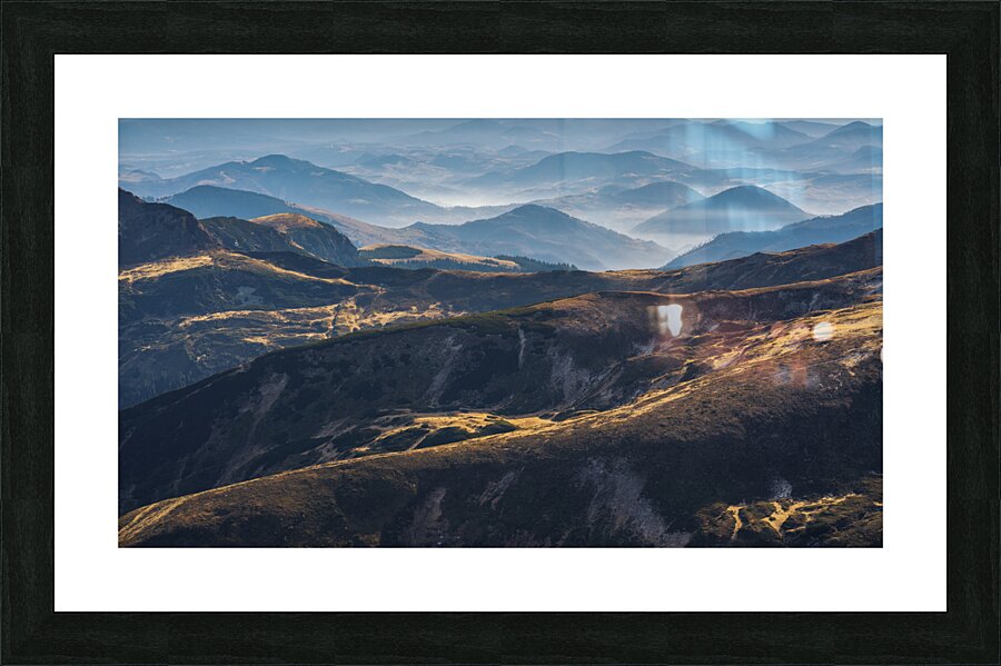 Mountain 27 W Picture Frame print