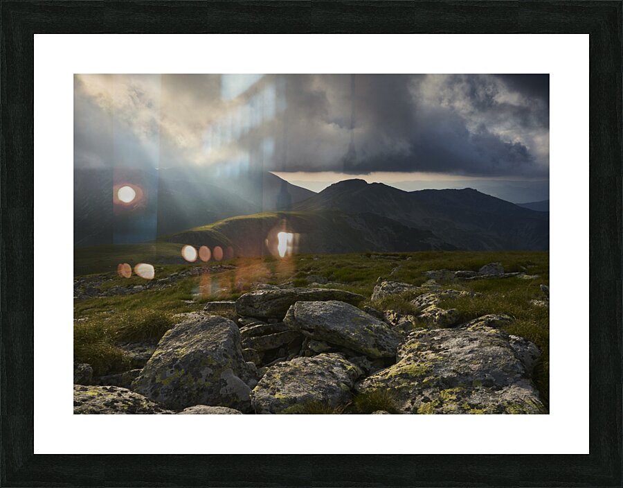 Mountain 26 W Picture Frame print