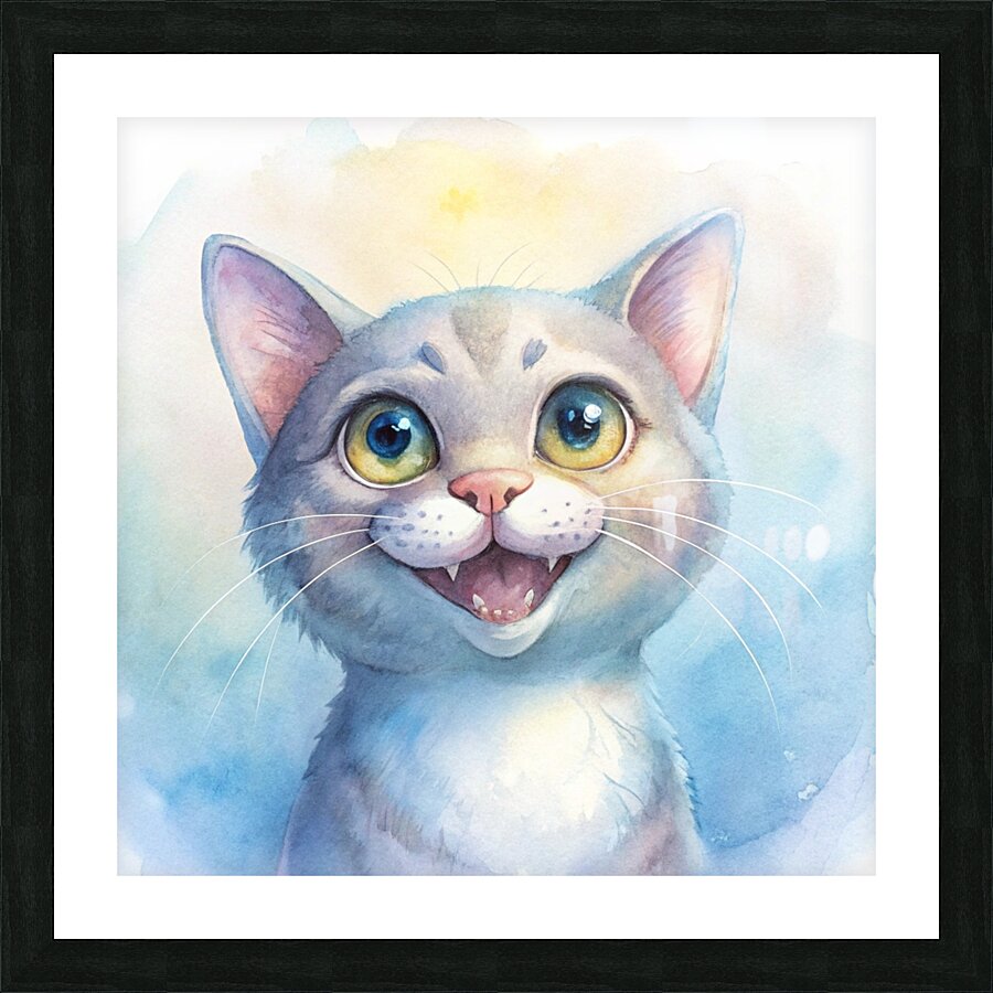 Whiskered Wonder Picture Frame print