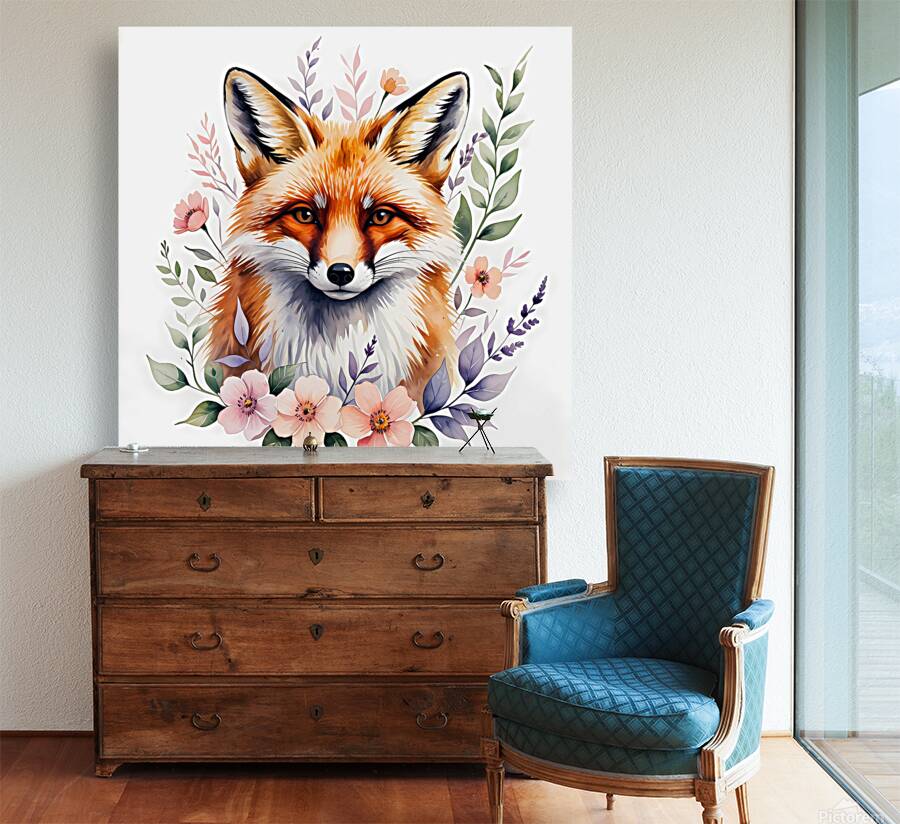 Foxy Floral Reproduction