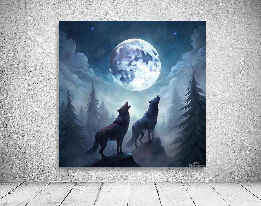 Howling at the Moon Wall Preview