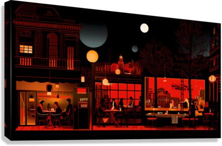 Night on the town Canvas Print
