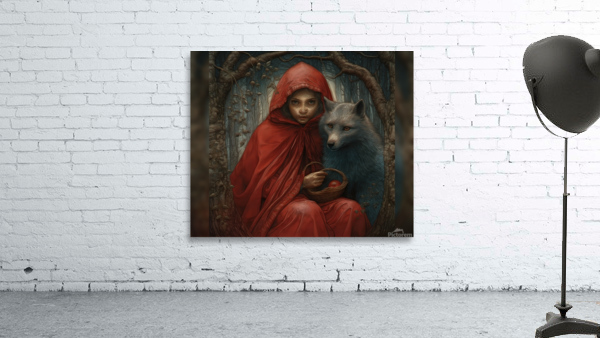 Red Hood and Wolf Wall Preview