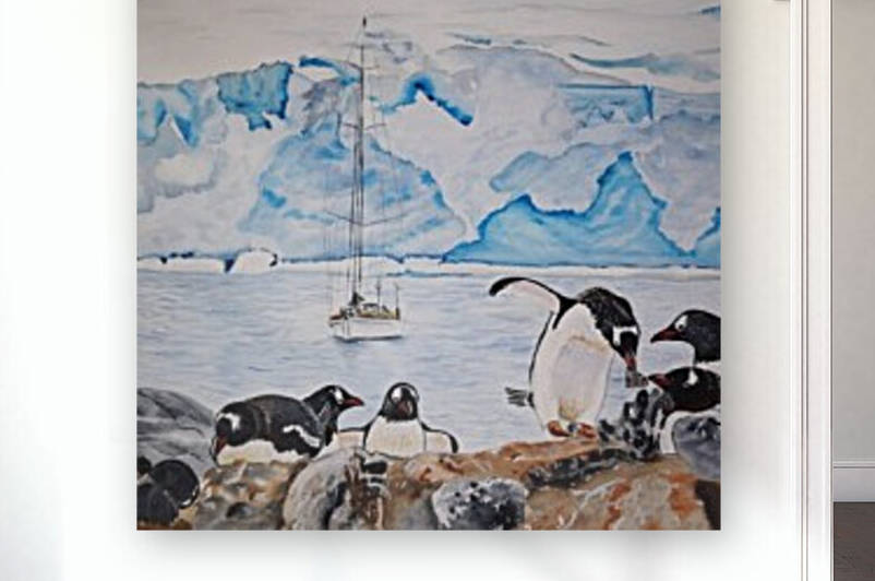 Antarctic Romance by Valentyna Pylypenko