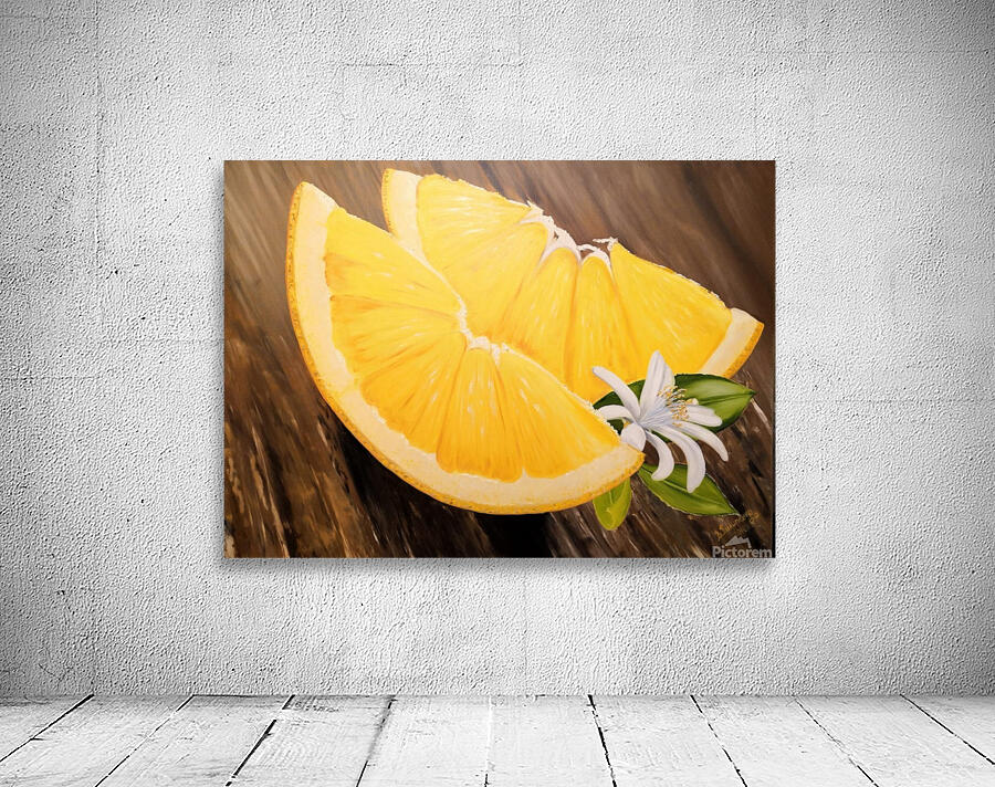 Orange Wedges Wall Preview