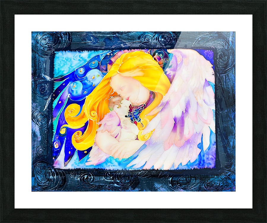 Held full frame Picture Frame print