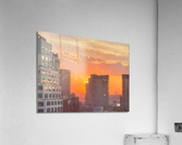 Orange Sunset 1 Acrylic Print