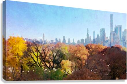 Sun Over Central Park Canvas Print