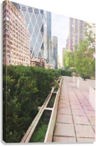 NYC Terrace Canvas Print