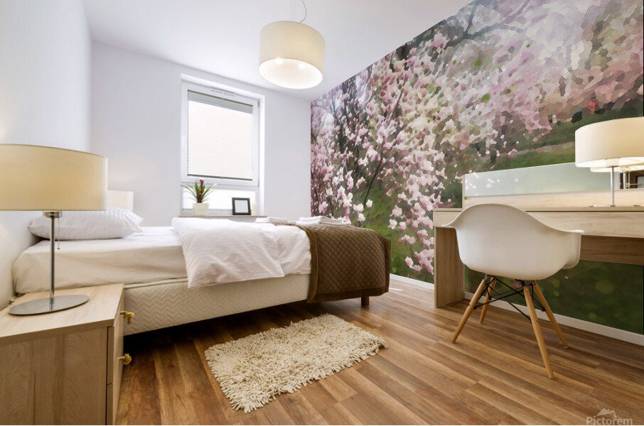 Cherry Blosssoms Mural print