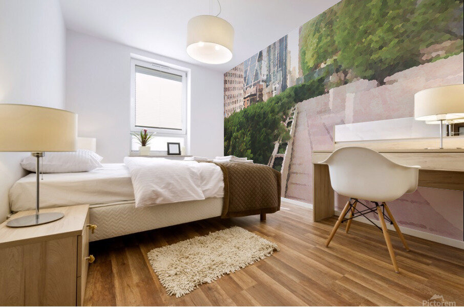 NYC Terrace Mural print