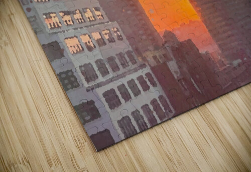 Orange Sunset 1 Haley Marie puzzle
