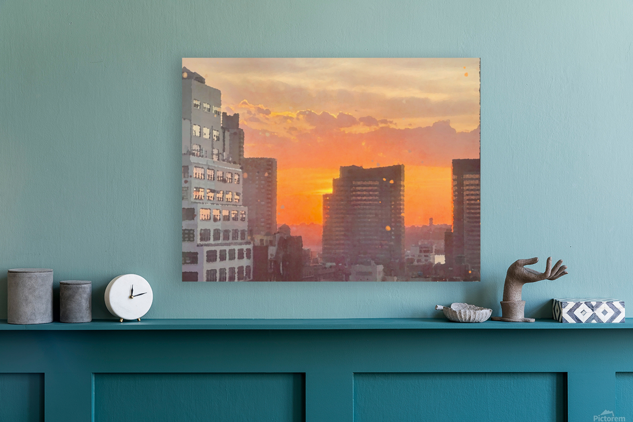 Orange Sunset 1 Reproduction
