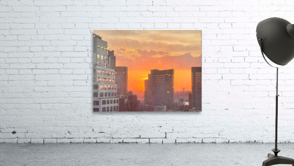 Orange Sunset 1 Wall Preview