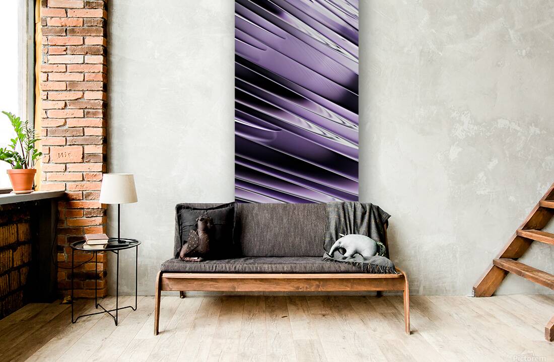 Abstract Purple Layers  Reproduction