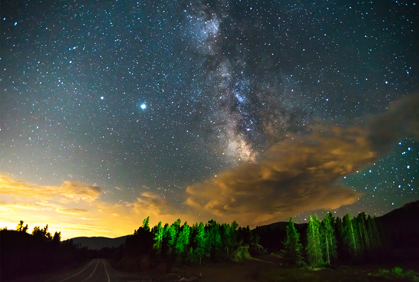 Milky Way Rising Out Of the Clouds Digital Download