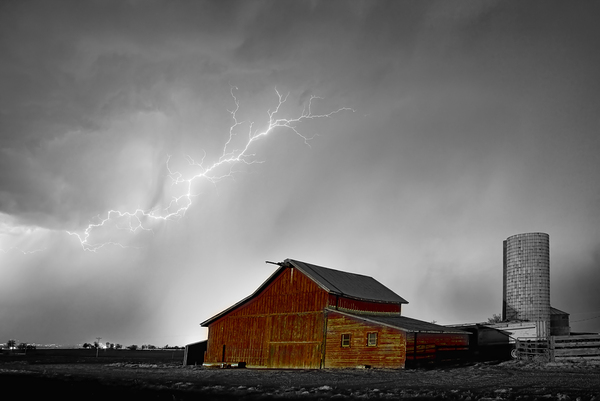 Watching The Storm From The Farm BWSC Digital Download