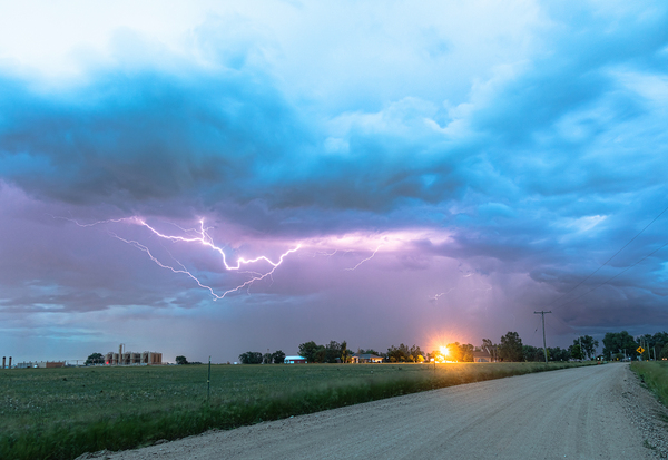 Country Dirt Road Storm Digital Download