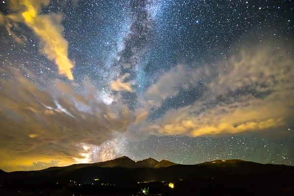 Longs Peak Milky Way Wings Digital Download