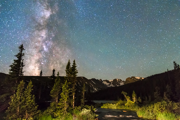 Milky Way Magic Above Longs Lake and the Indian Peaks Digital Download