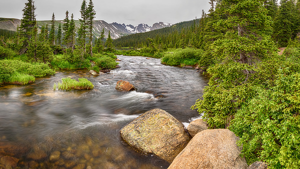Colorado Indian Peaks Wilderness Creek Panorama Digital Download