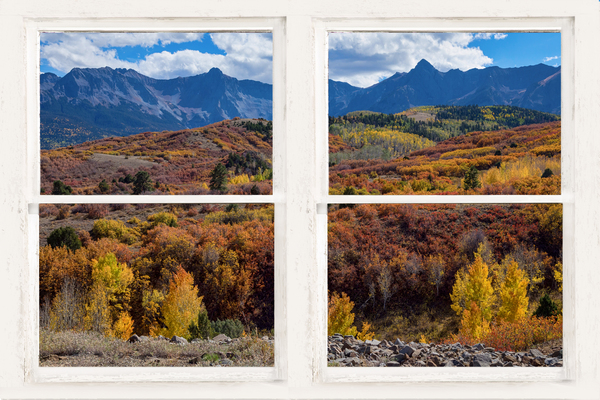 Colorful San Juan Mountains Autumn Whitewashe Digital Download