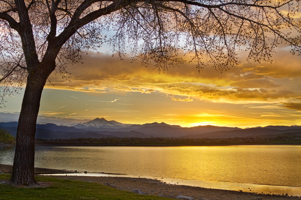 Twin Peaks Golden Spring Sunset Digital Download
