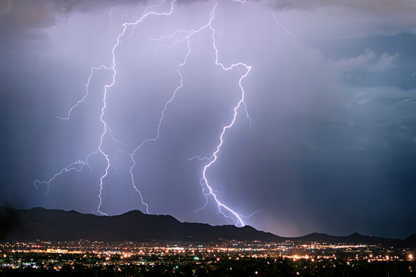 Electric Symphony Over Scottsdale’s Night Digital Download