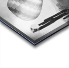 Hot Air Balloon Flight over Southwest Desert BW Fine Art Print   Acrylic print