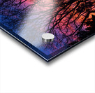 Sunset Trees Abstract Reflection Art Acrylic print