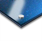 Starry Night Sky with Silhouette Tree Acrylic print