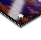 Double Lightning Strikes Over Colorado Night Storm Long Exposure Impression Acrylique