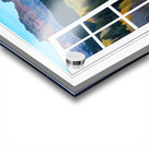 Trout Lake Autumn Rocky Mountain Open White Window Acrylic print