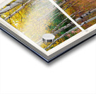 Happy Forest  Autumn Season Rustic Window View Impression Acrylique