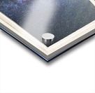 Milky Way Mountains White Rustic Window Acrylic print