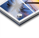 Tropical Paradise Colorful Sunset Whitewash W Acrylic print